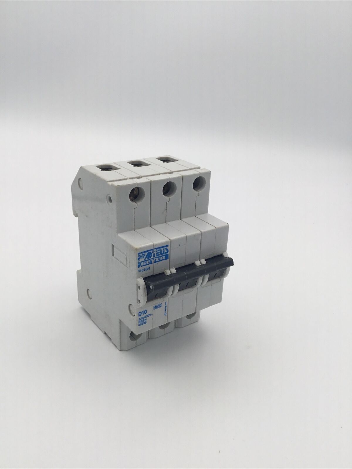 31010/3 Proteus D10 10 Amp Type D 3 Phase Pole Mcb Circuit Breaker