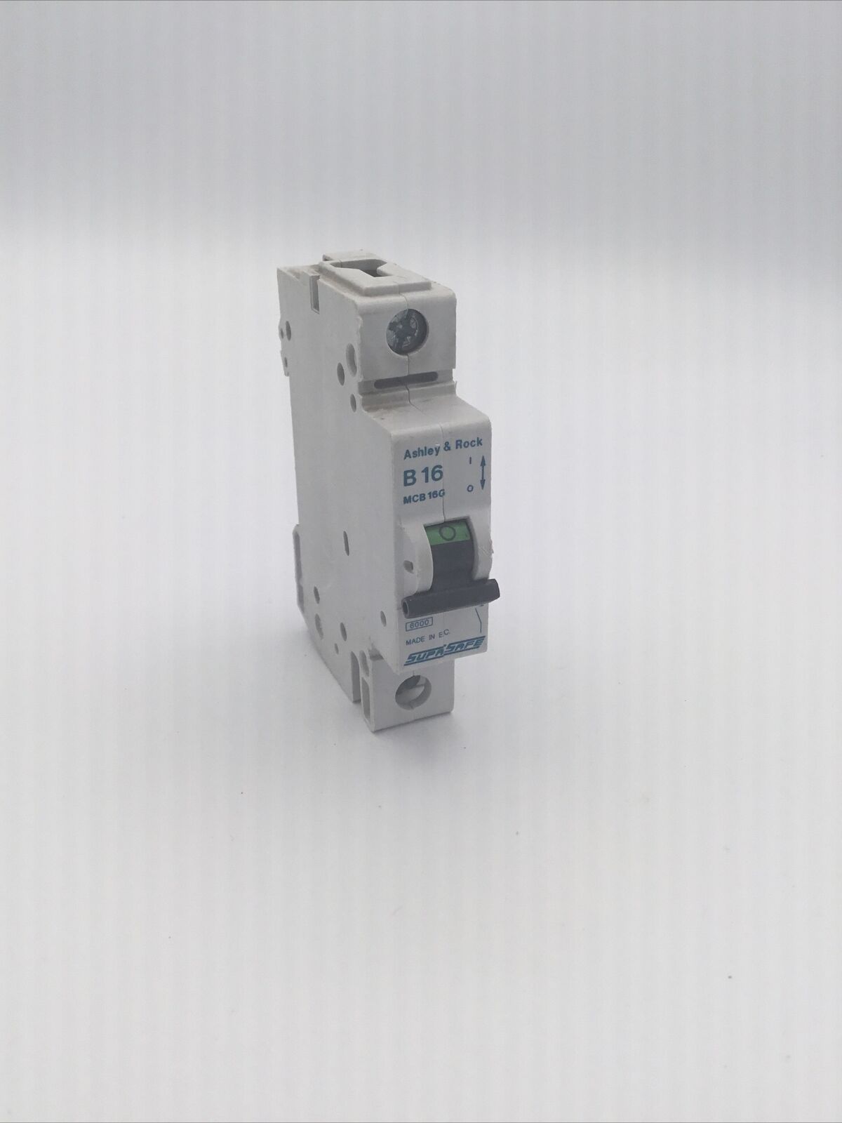 ASHLEY AND ROCK MCB16G 16A 16AMP B TYPE B16 SINGLE POLE SP 1P MCB