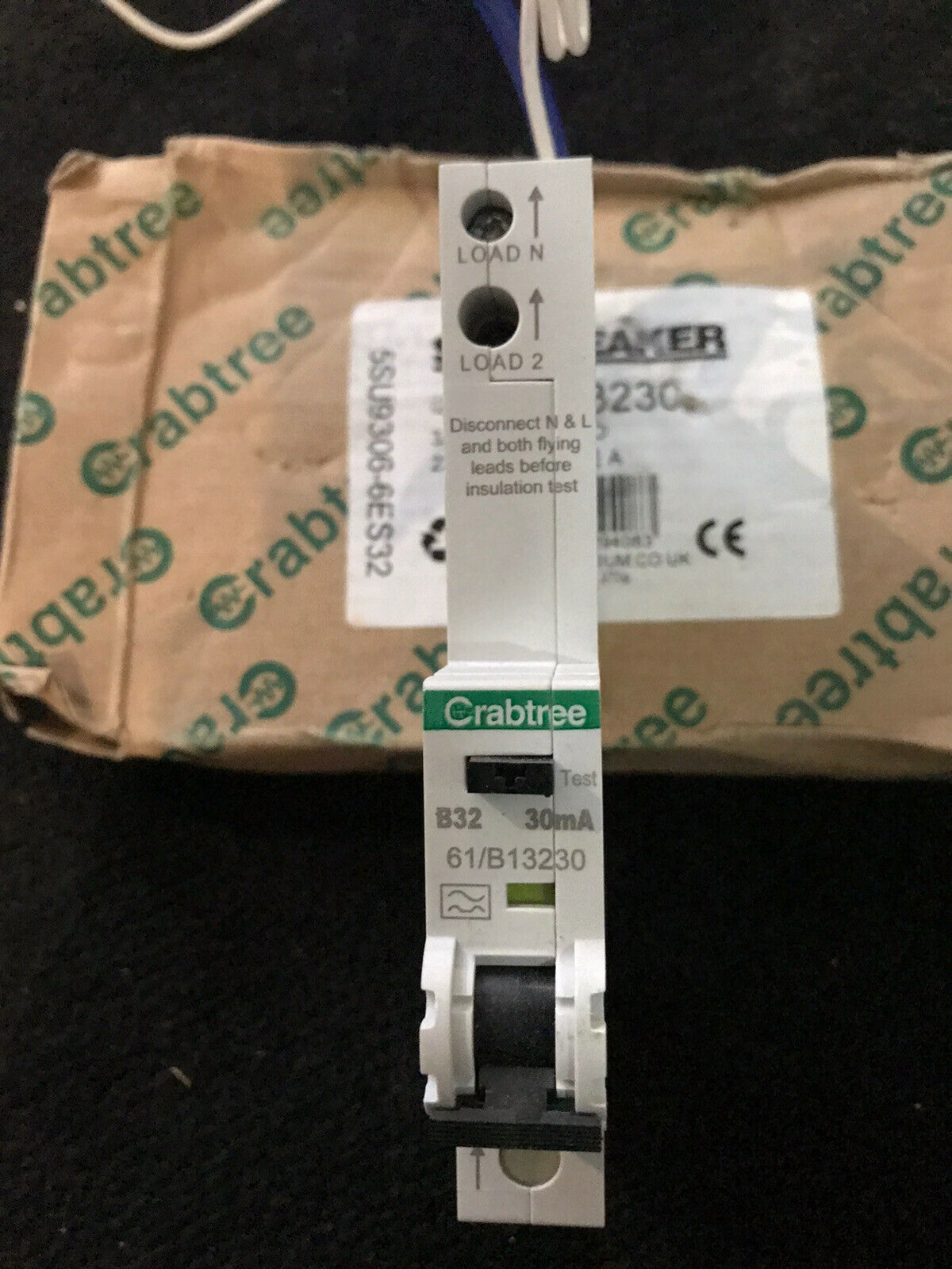 CRABTREE STARBREAKER 61/B13230 TYPE A B32 32A RCBO