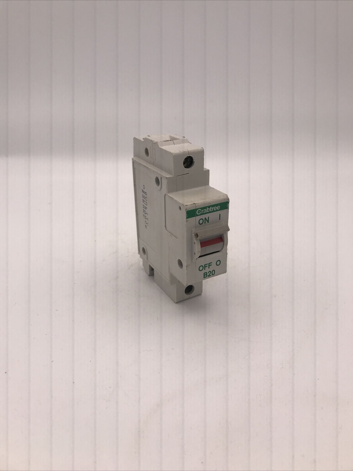 Crabtree Polestar B20 60B/20 MCB Single Pole 20 AMP Type B Pole Circuit Breaker