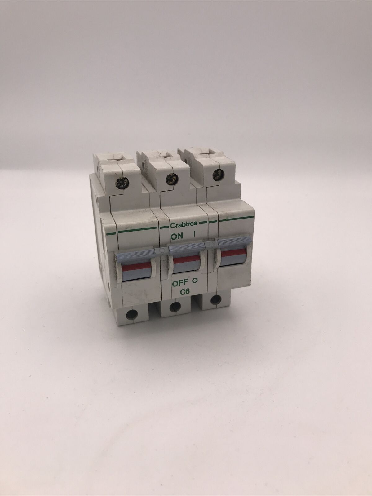 Crabtree Polestar C6 Amp Type C 6A Triple Pole 3 Phase 63C/06 Circuit Breaker