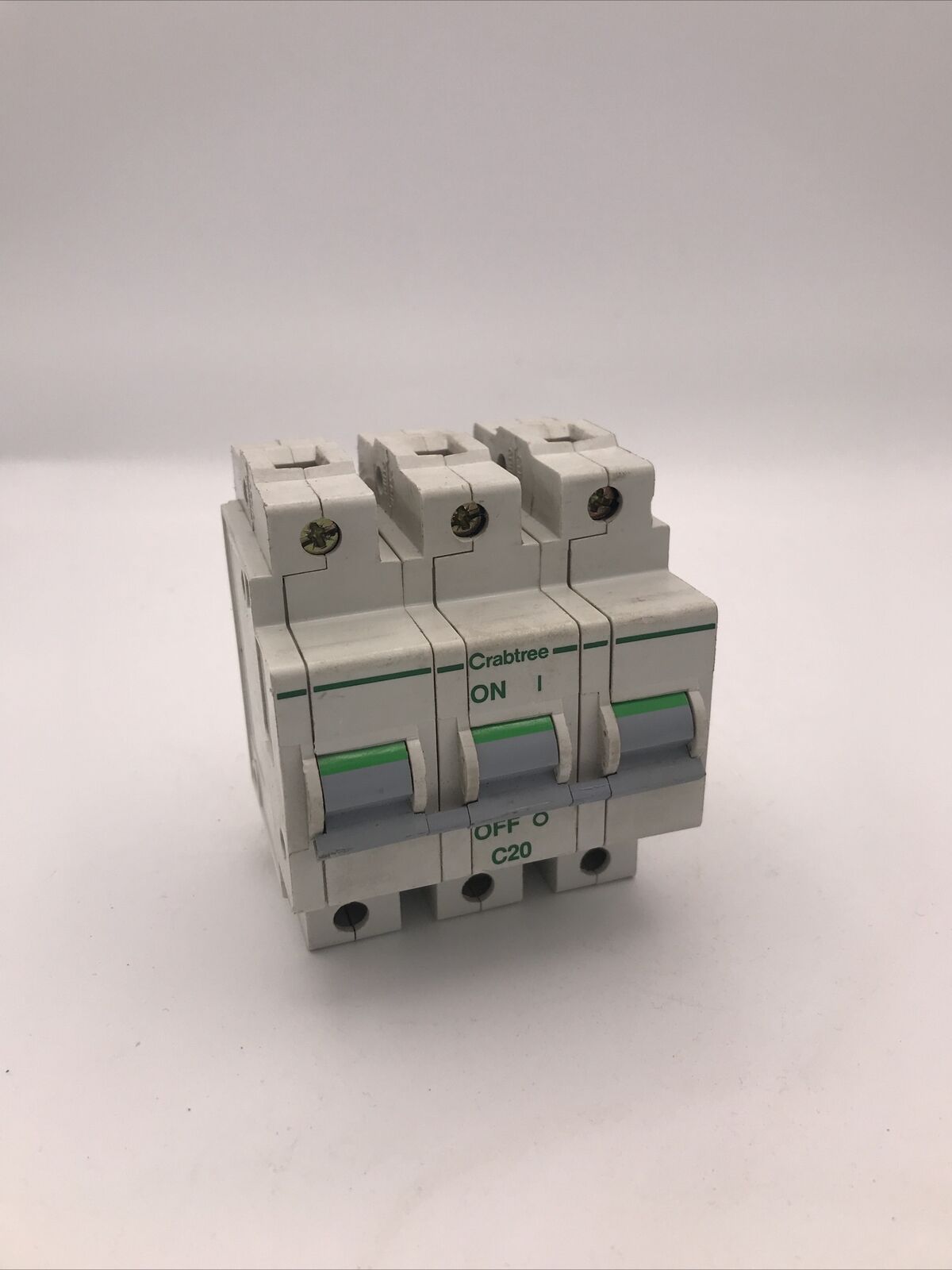 Crabtree Polestar C20 20 Amp Type C 20A Triple Pole 3 Phase Circuit Breaker 63C/20