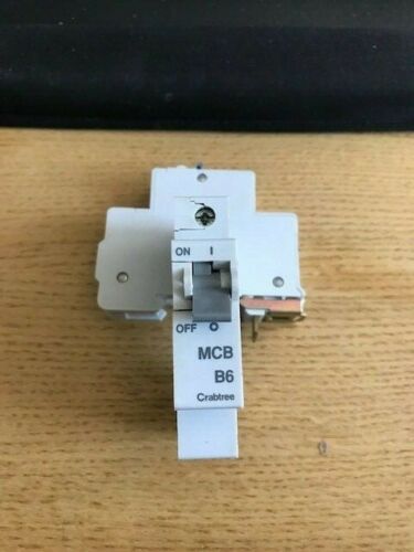 Crabtree Starbreaker B6 BS 3871 early B type M6 MCB Circuit Breaker