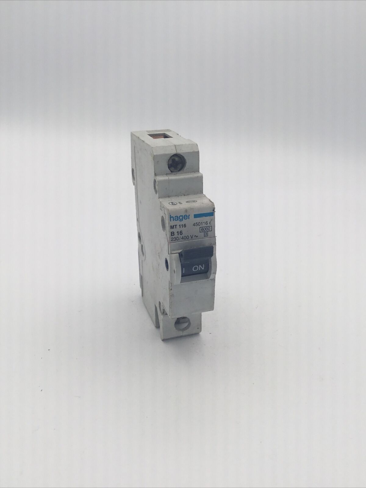 HAGER MT116 MCB 16 AMP TYPE B SINGLE POLE MCB