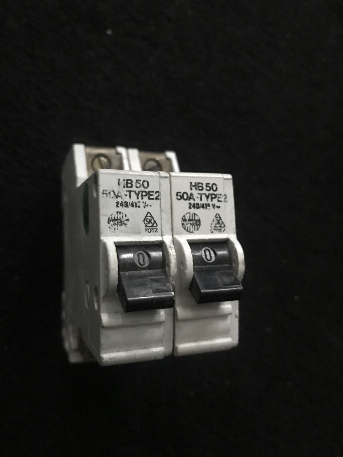 WYLEX 50A Type 2 Single Pole M9 Circuit Breaker HB 50 MCB STOTZ KONTAKT BS 3871