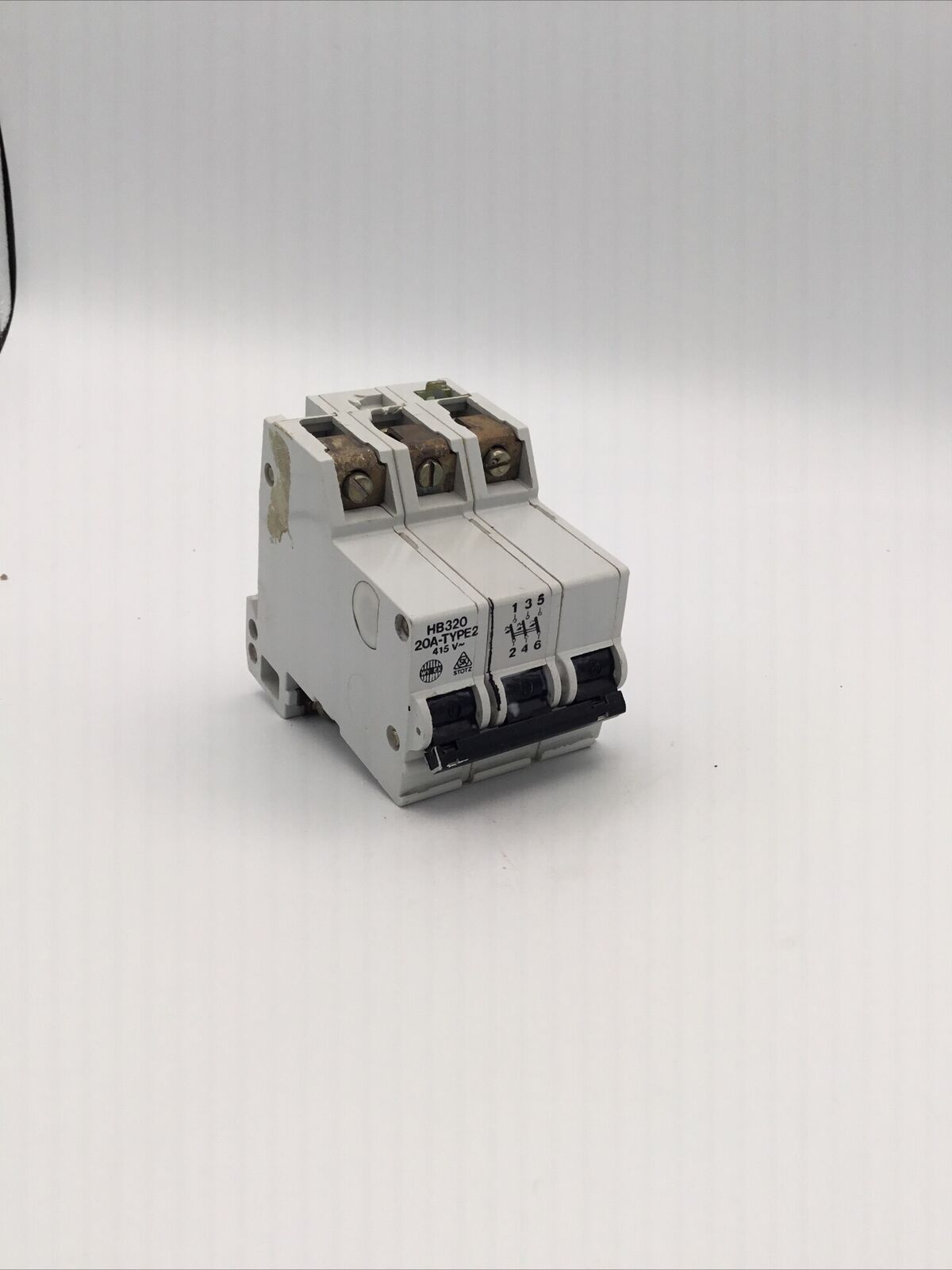 WYLEX STOTZ HB320 20 AMP TYPE 2 TRIPLE POLE MCB CIRCUIT BREAKER
