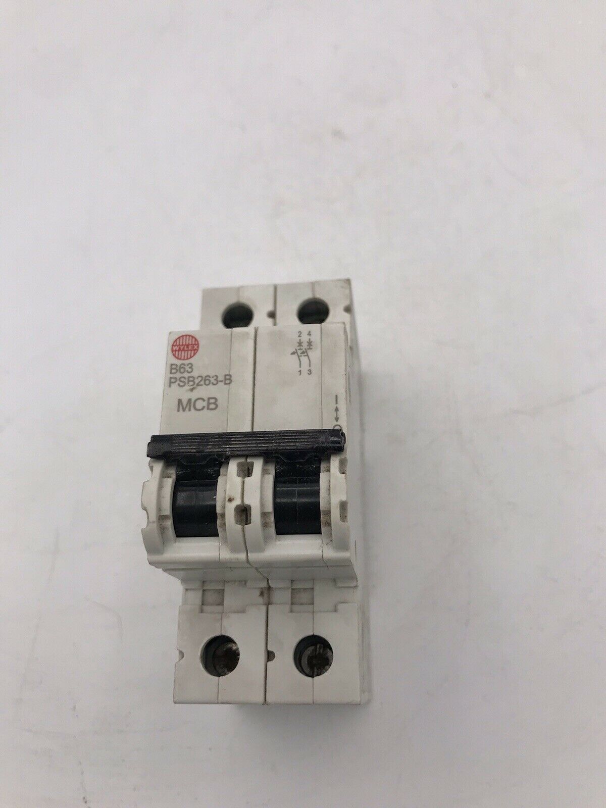 Wylex PSB263B Type B Type 2 Pole MCB 63A 63 Amp Circuit Breaker