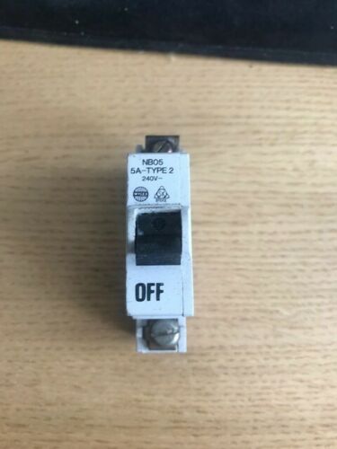 Wylex NB05 5A Type 2 MCB - Tested - Same Day Dispatch