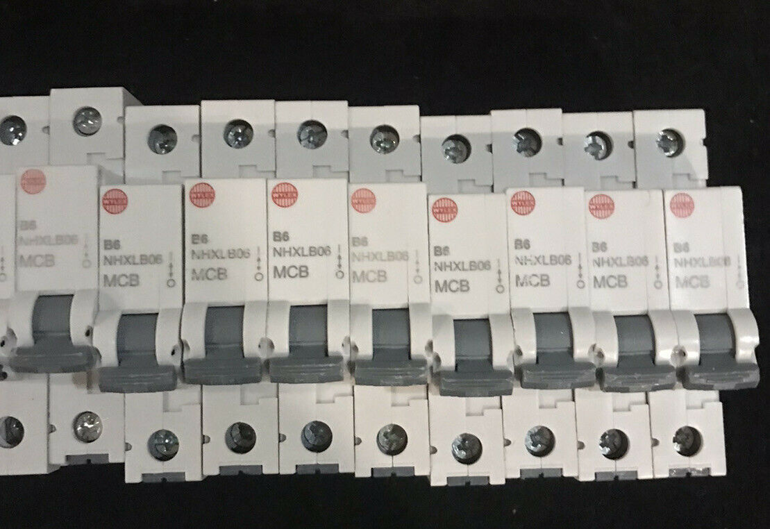 Wylex NHXLB06 Miniature Circuit Breaker MCB 6kA Type B - 6 Amp Brand New