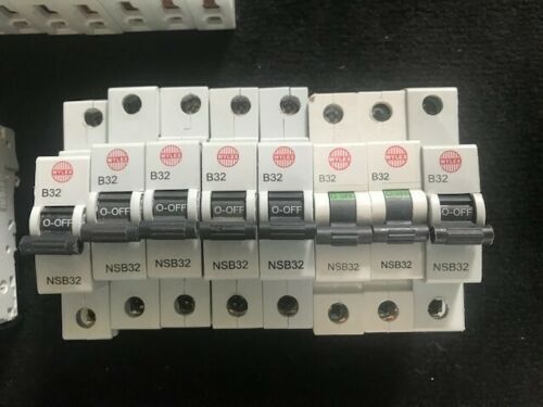Wylex NSB32 MCB 32 Amp Single Pole Circuit Breaker Type B 32A NSB32 Same Day