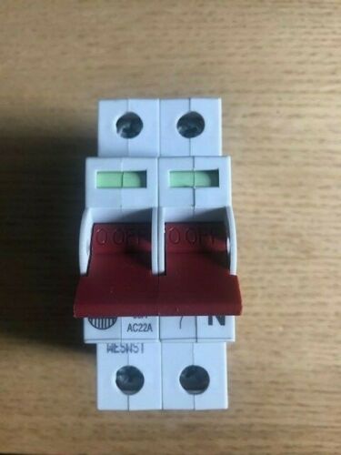 Wylex WS102 100A Double Pole Main Switch Isolator - Tested - Same Day Dispatch