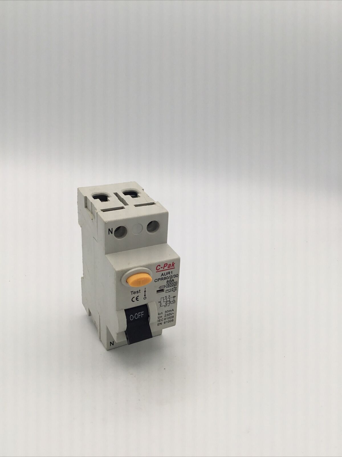 C-PAK AUR1 CPR80/2/30 80A 30mA TYPE AC RCD
