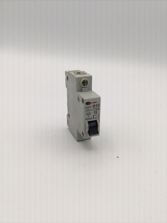 CGD 10 AMP TYPE B 6 kA MCB CIRCUIT BREAKER EC 400V LEWDEN EC B10 Tested