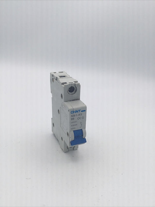 CHNT NB1-63 B6 6 Amp Type 3 6K Single Pole Mcb