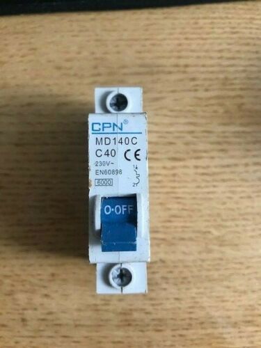 CPN Single Pole Mcb C40 40A Type B  230v 6ka MD140C Same Day Dispatch Tested