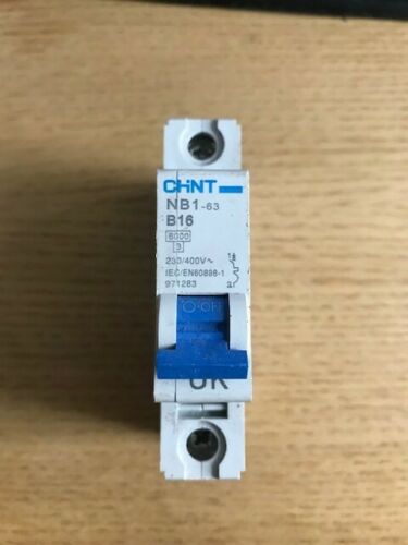 Chint NB1-63 B16 16A MCB Same Day Dispatch - Tested - Free UK Delivery