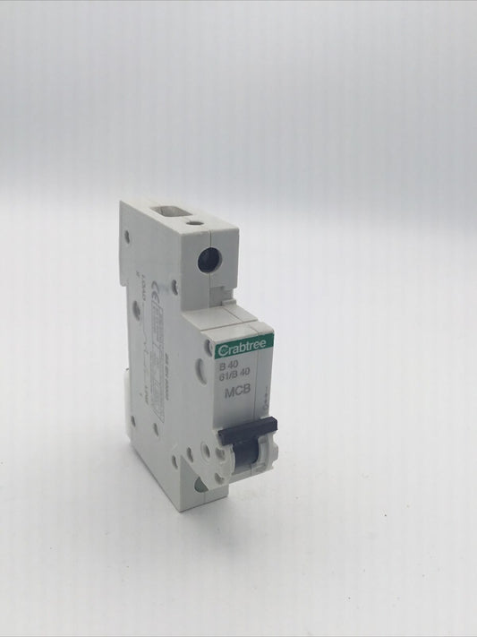 Crabtree 61/B40 40amp Miniature Circuit Breakers MCB Starbreaker 6kA Type B