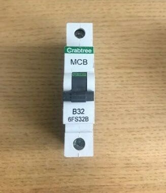 Crabtree 6FS32B B32 32A 60898 MCB - Same Day Dispatch - Free UK Delivery  