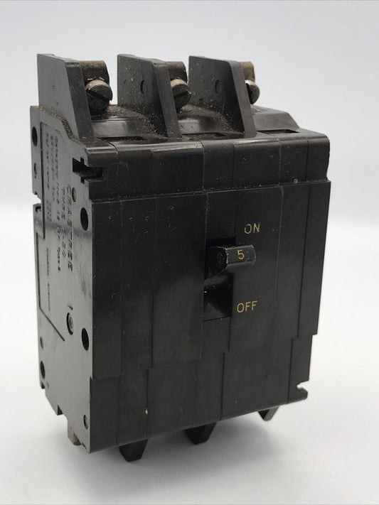 Crabtree C50 MCB 5 Amp Type 2 5A Triple Pole 3 Phase Breaker C-50 53/05
