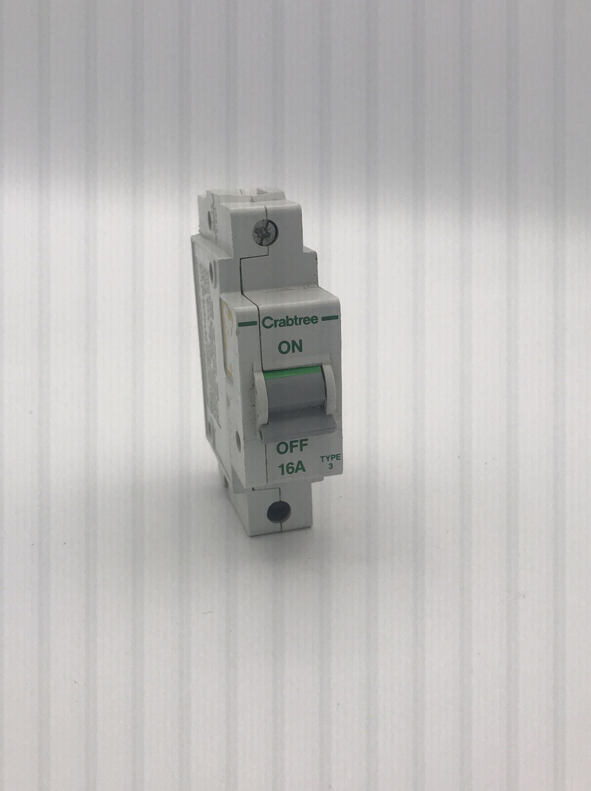 Crabtree Polestar 16A Type 3 Circuit Breaker Single Pole/Phase 16 Amp MCB 602/16