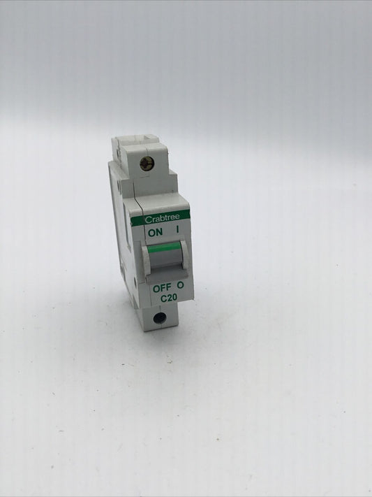 Crabtree Polestar C20 20A BS3871 Circuit Breaker