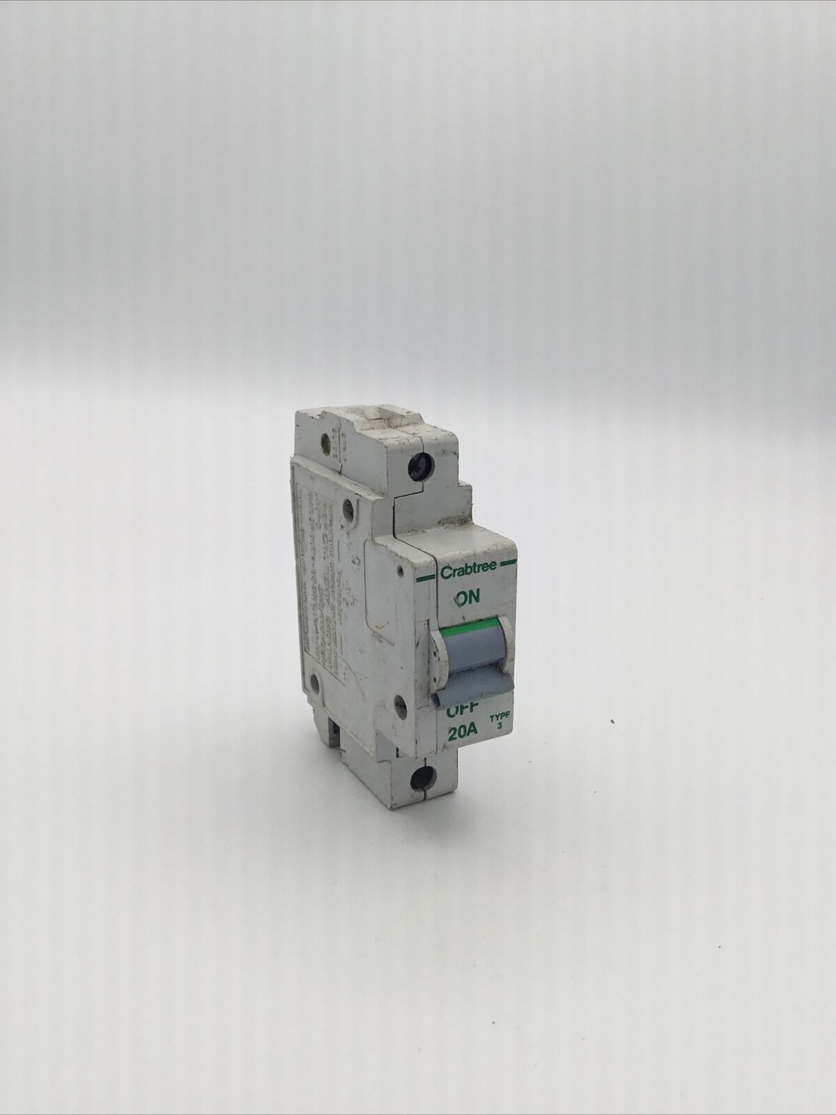 Crabtree Polestar Single Pole MCB 20A Amp Type 3