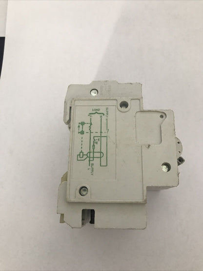 Crabtree Polestar RCBO 20 Amp 30mA Double Pole Type C 20A 602C203