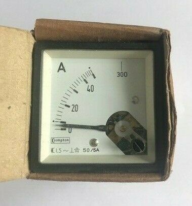 Crompton Instruments E242-756 Ammeter 0./50/300 Amps