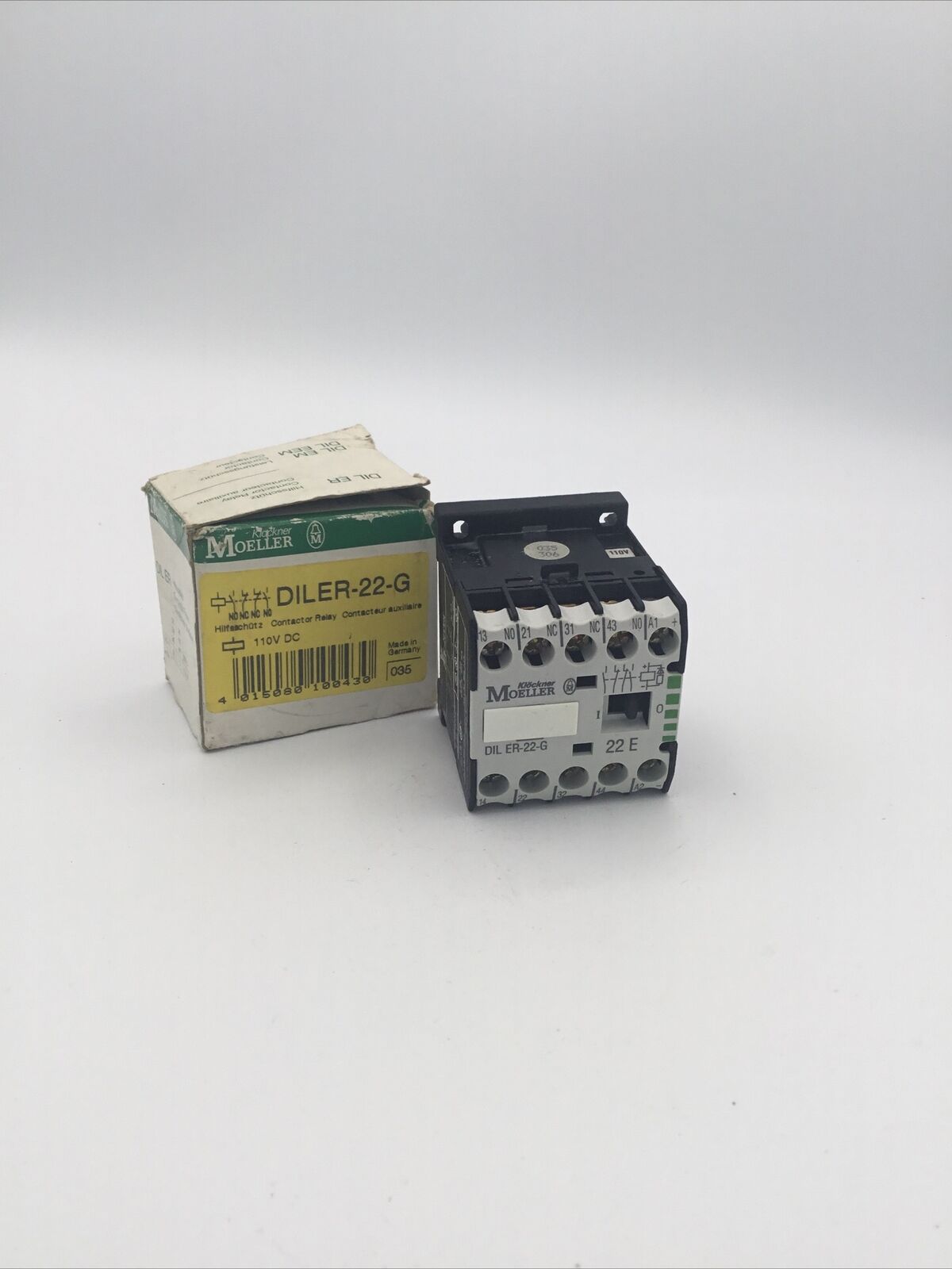 DILER-22-G 24VDC  010042 Moeller EATON ELECTRIC Contactor relay, 2N/O+2N/C,