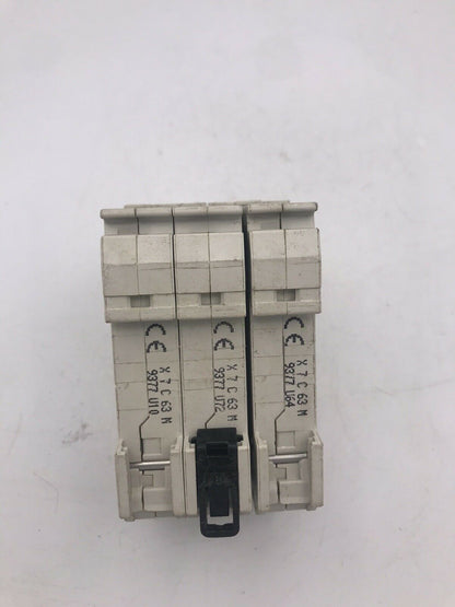 Dorman Smith C63 63 Amp 63A Type C AT63C Circuit Breaker MCB 3 Phase Pole