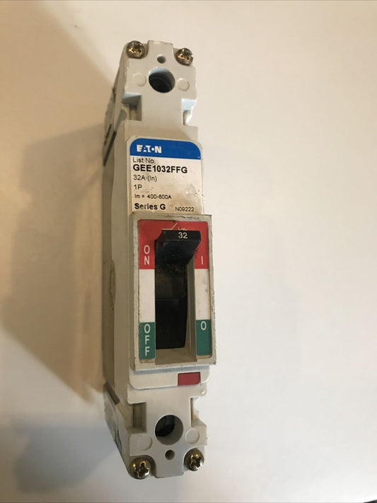 Eaton MEM GEB1032FFG Series G 32A Single Pole Circuit Breaker MCCB (GEE1032FFG)