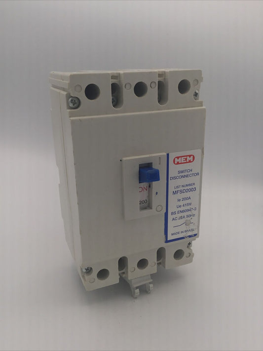 EATON MEM MFSD2003 200A TP Switch Disconnector