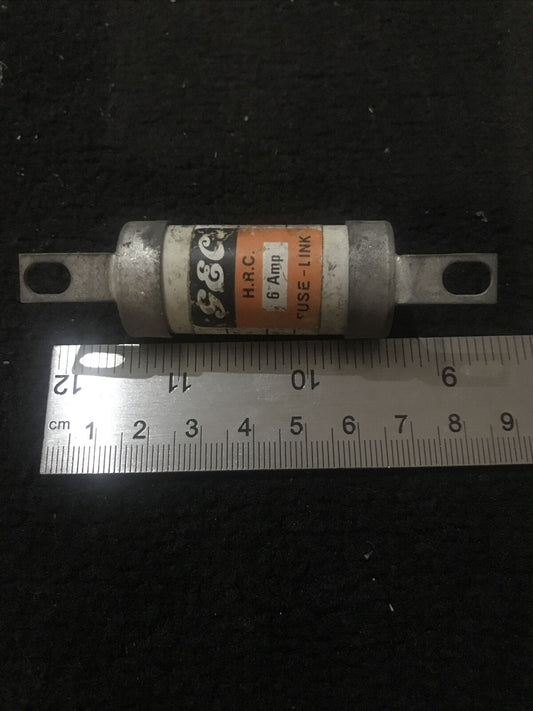 GEC TIA6 6A 6 Amp 500V Fuselink HRC Fuse