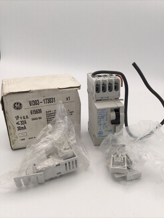 General Electric GE Diff-O-Click Add-on RCCBs RCD 32A 30mA 230/400V V303-173031 615639