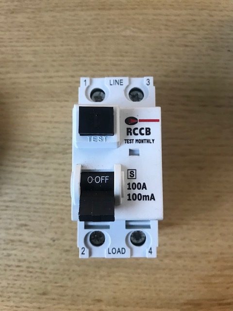 Lewden / CGD 100A 100mA Time Delay RCD New