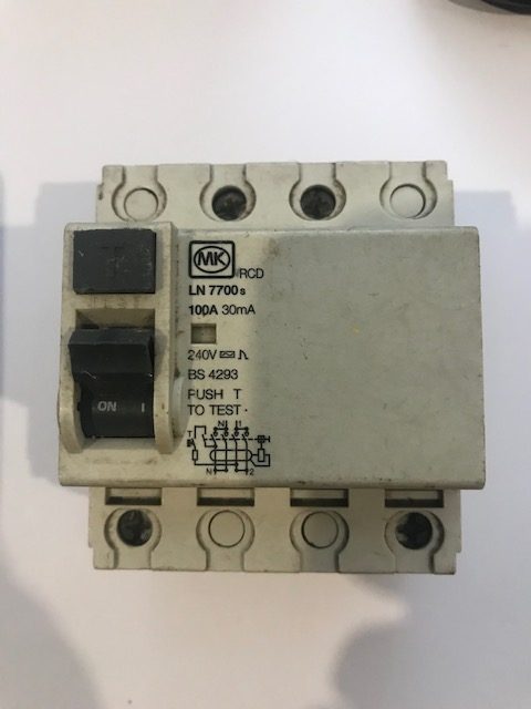 MK Sentry LN7700 LN 7700s 100A 30ma 2P Double Pole RCD BS4293 Circuit Breaker