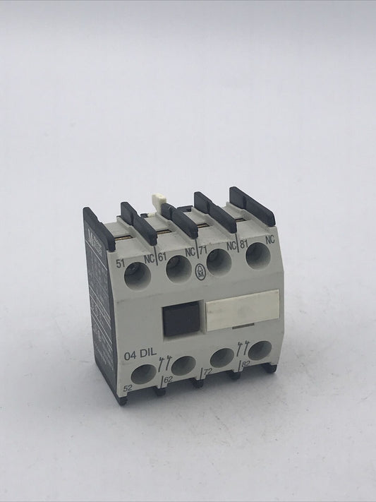 Klockner-Moeller 04 DIL Auxiliary AUX Contact Block 4 Closed 4NC