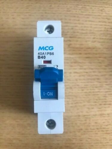 MCG 40A1PB6 B40 40 Amp Single Pole MCB - Same Day Dispatch