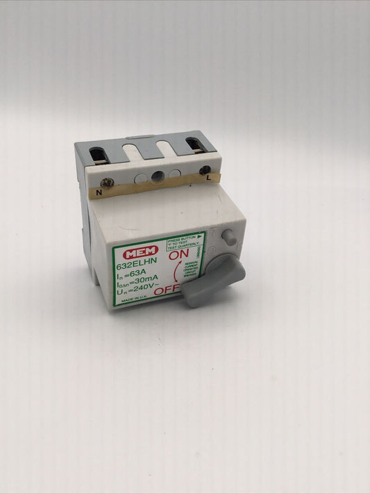 MEM MEMERA 63 AMP RCD / RCCB - 63A - 632ELHN - 30mA