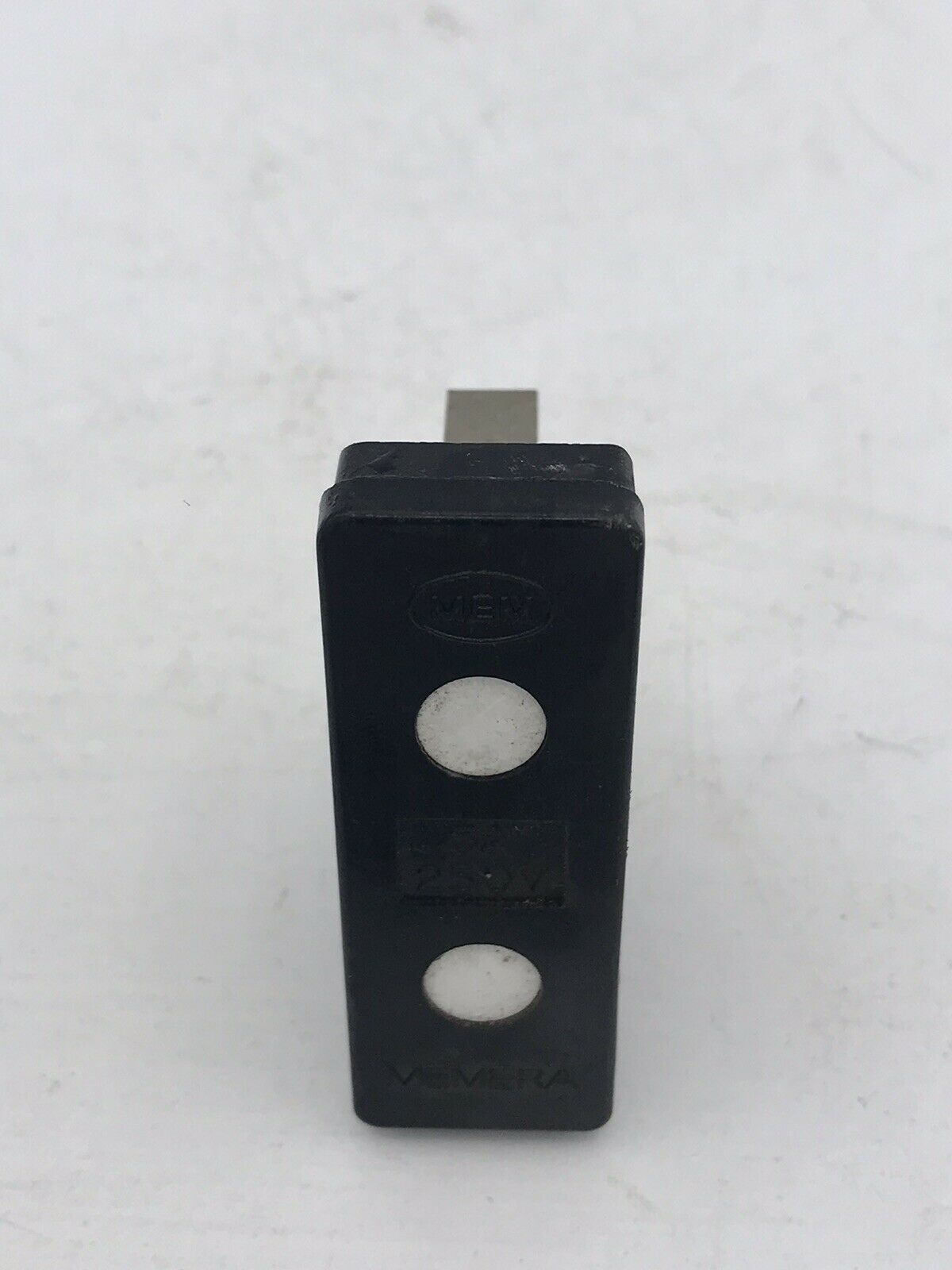 MEM Memera 5A 5 Amp Fuse Cartridge Carrier WITH BASE Two 2 white Dot Dots Spots