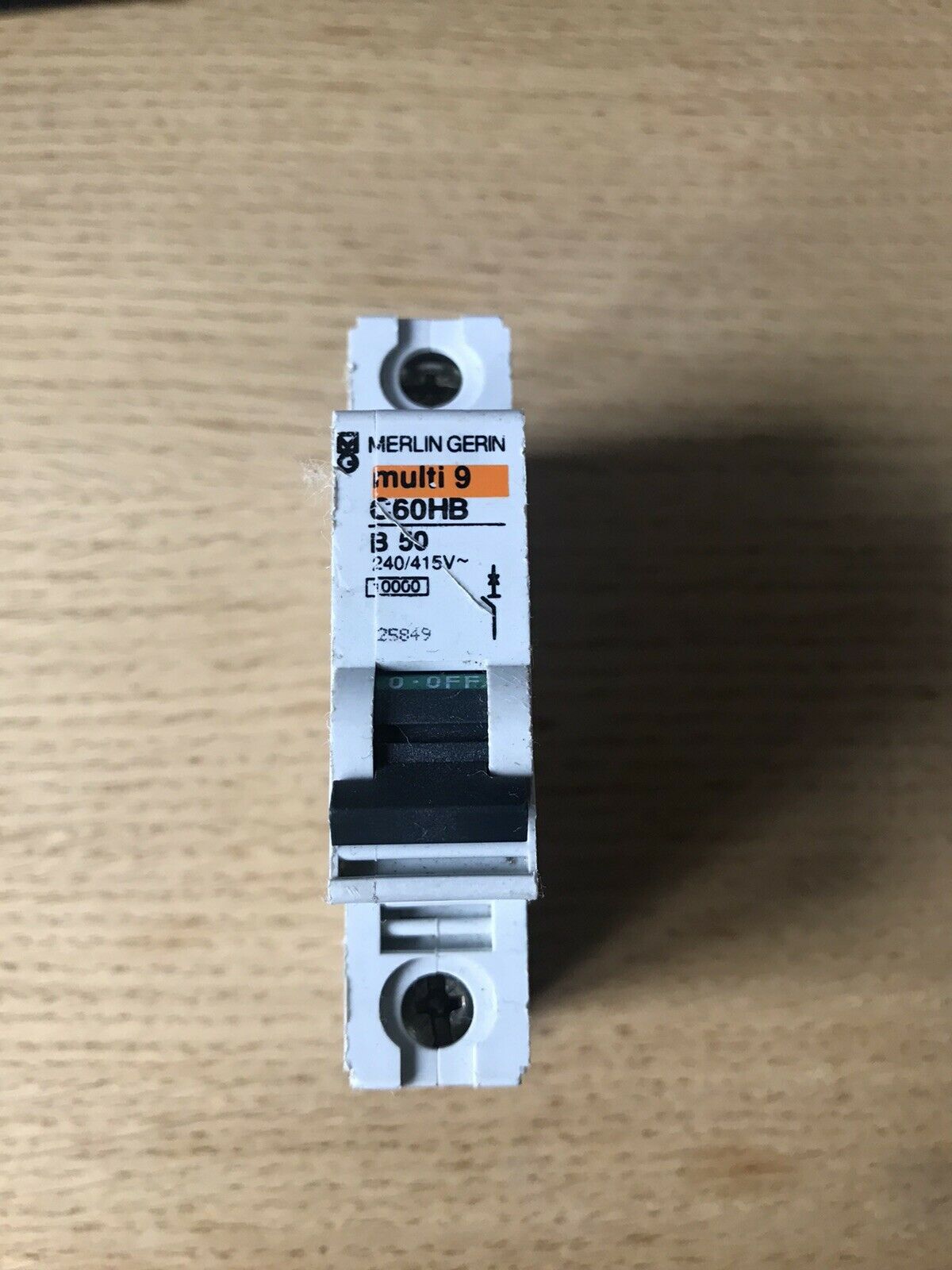 MERLIN GERIN 50 AMP TYPE B 10kA MCB C60HB 25849 Tested Same Day Dispatch