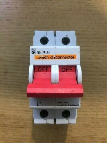 MERLIN GERIN MULTI 9 MGI 1002 100A AC22 100 AMP BS 5419 MAIN SWITCH DISCONNECTOR