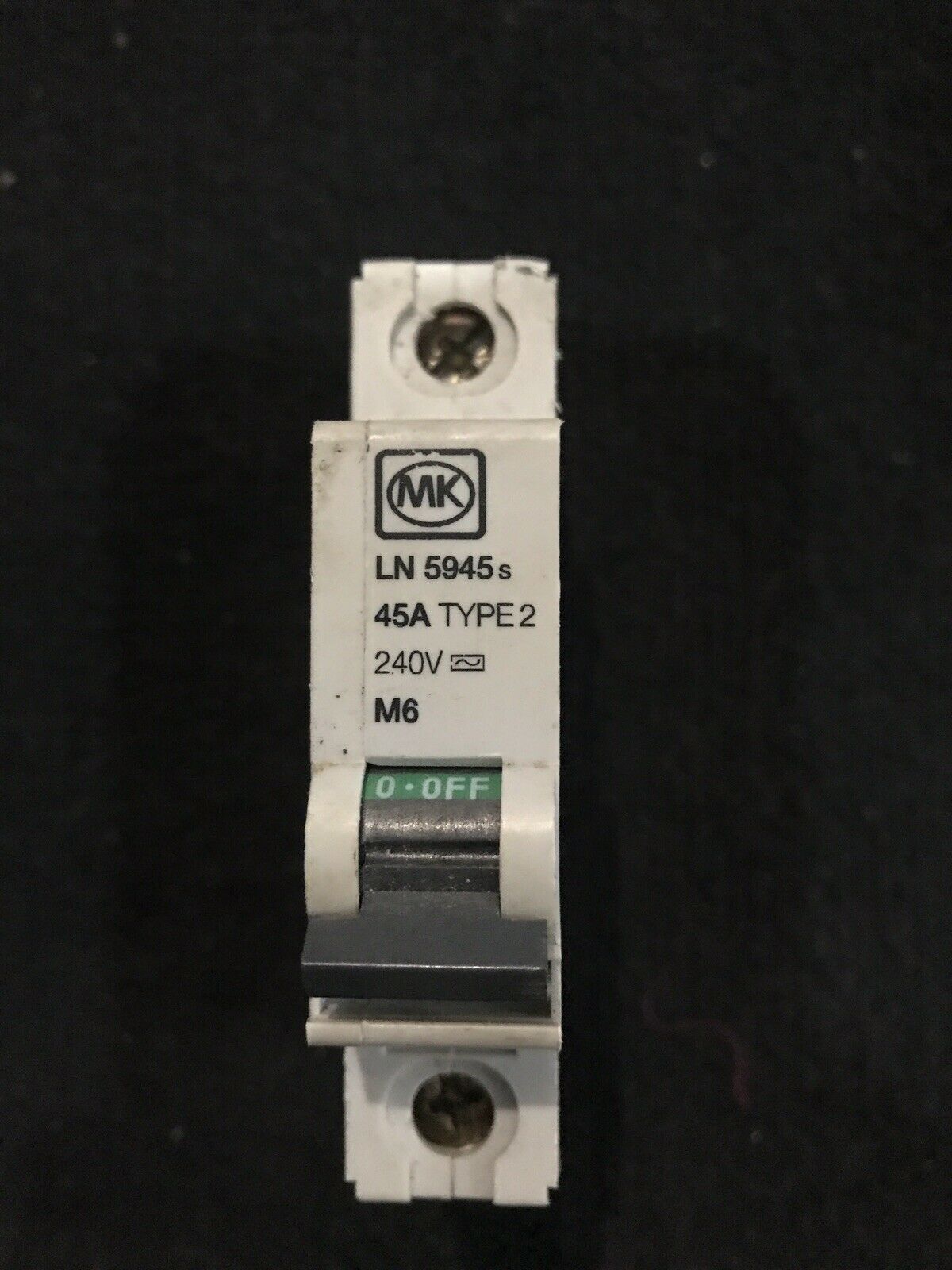 MK 45 AMP TYPE B 6kA MCB CIRCUIT BREAKER LN 5945S SENTRY