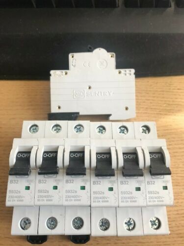 MK 5932s 32A B32 60898 MCB Brand New - Same Day Dispatch - Free UK Delivery