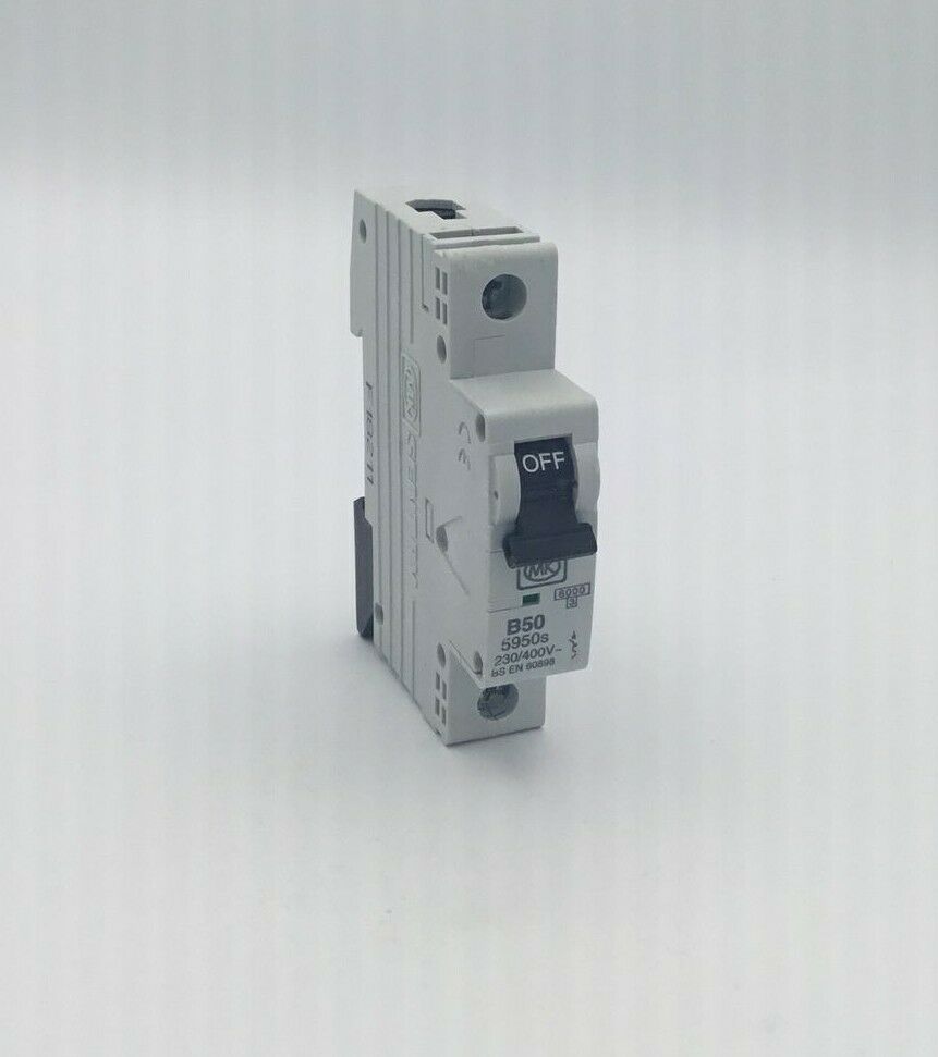 MK Sentry 5950S B50 50 AMP B Type 6 kA MCB Circuit Breaker