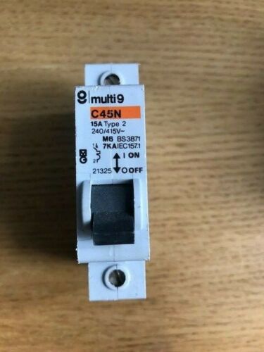 Merlin Gerin Multi9 C60HD D6 6A MCB - Same Day Dispatch Tested & Working