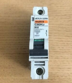 Merlin Gerin Multi9 C60HB B32 32A MCB - Same Day Dispatch Tested