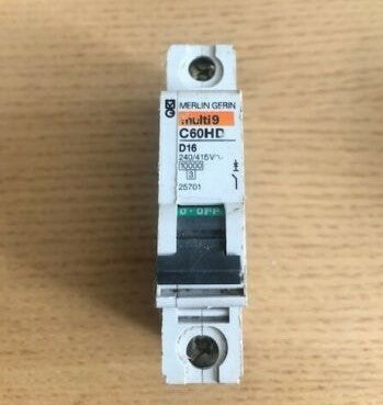 Merlin Gerin Multi9 C60HD 16 16A MCB - Same Day Dispatch