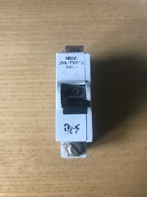 NB30 Wylex NB MCB 30 Amp M6 Type 2 Single Pole 30A Circuit Breaker Stotz Kontakt NB30