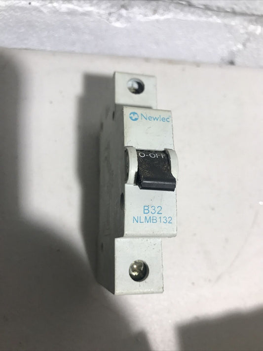 Newlec NLMB132 32 Amp Type B Circuit Breaker B32 MCB